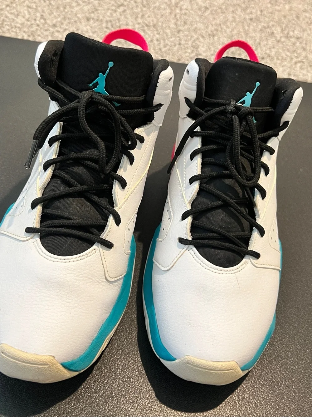 Air Jordan Lift Off White Turbo Green Leather Mens 10